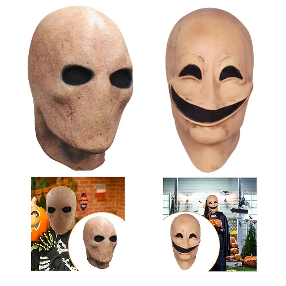 Mimozemská maska ​​cosplay latexová maska ​​zlá diabolová maska ​​mimozemská tvár Maska mimozemšťanov maska ​​pre hlavu pre hranie rolí festivalu Party Carnival Dospelí