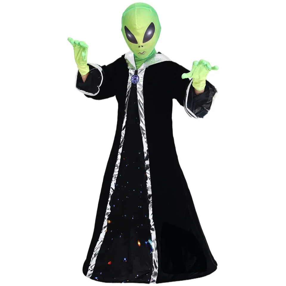 Mimozemský šéf rolí Halloween 2024 Nové detské mimozemské hry o kostýmoch Halloween kostýmy pre ženy