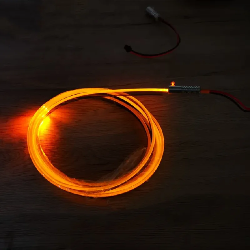 Mini 12V Light Illuminator LED zdroj svetla motora DIY Krok vozidla Atmosféra dekor vláknitého projektora Generátor+kábel typu T-type