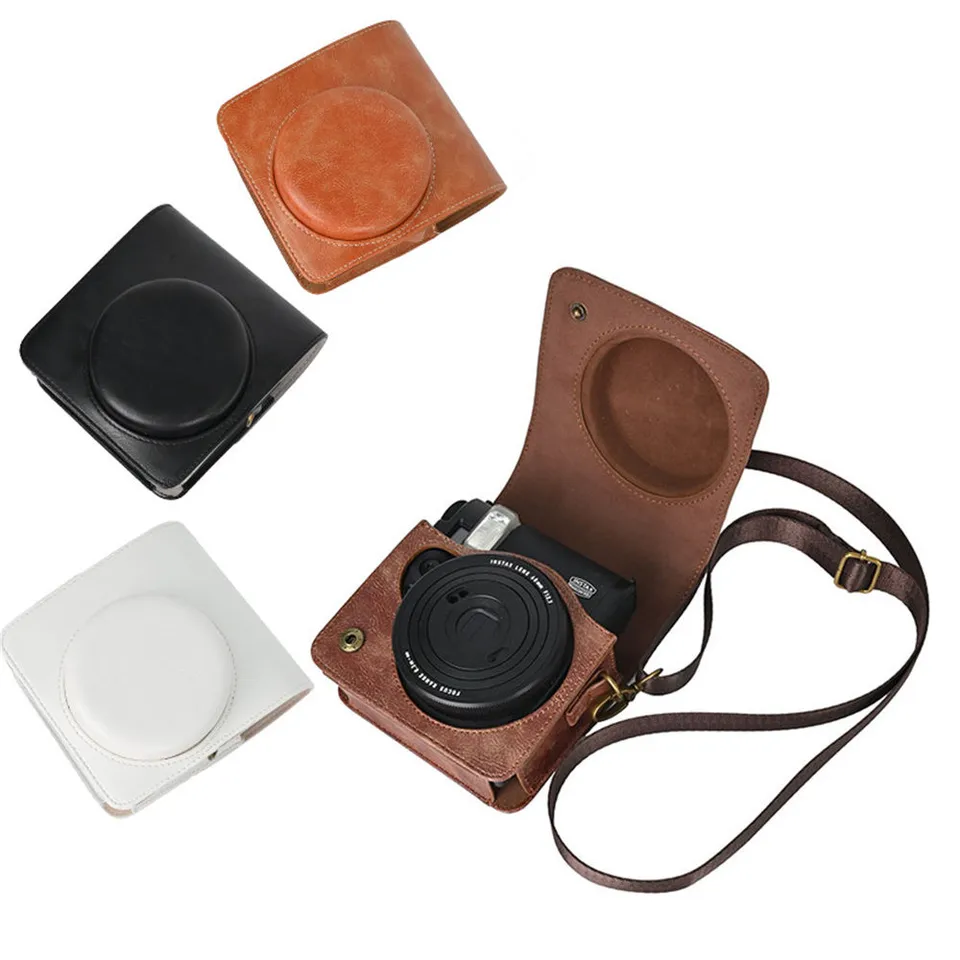 Mini 99 Camera Bag Pu Leather puzdro pre fujifilm fuji instax Mini 99 celotelové kryt