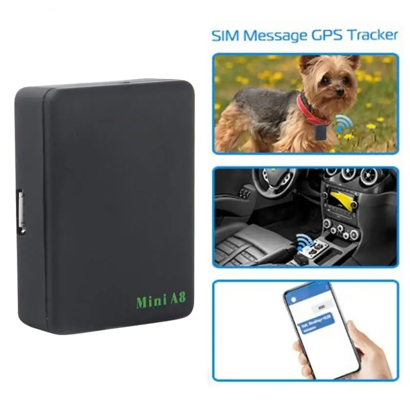 Mini A8 GPS Tracker Wireless Audio Loving Device GSM/GPRS Locator sledovacie zariadenie Anti Lost LBS Locator GPS Trackers