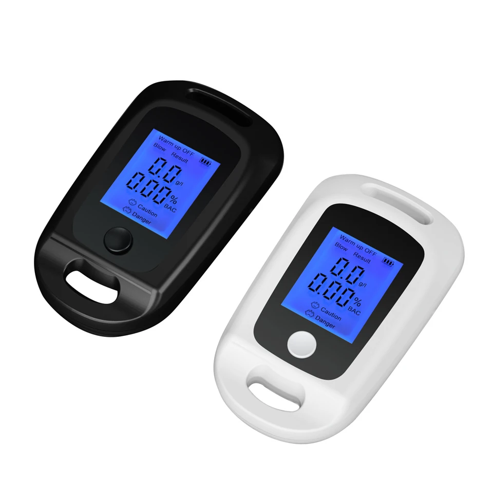 Mini alkohol Breathalyzer LCD zobrazuje prenosný alkoholový tester Profesionálny digitálny alkoholový merač presnosť Presnosť osobného použitia