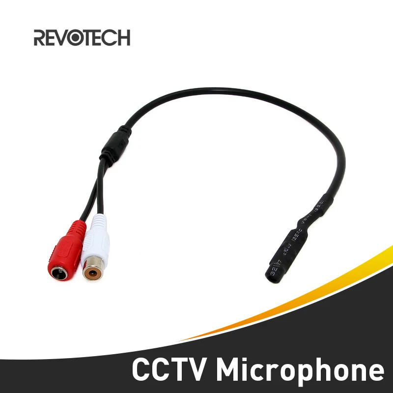 MINI Audio CCTV Mikrofónne sledovanie širokého rozsahu zvukového zvuku monitor pre bezpečnostnú kameru
