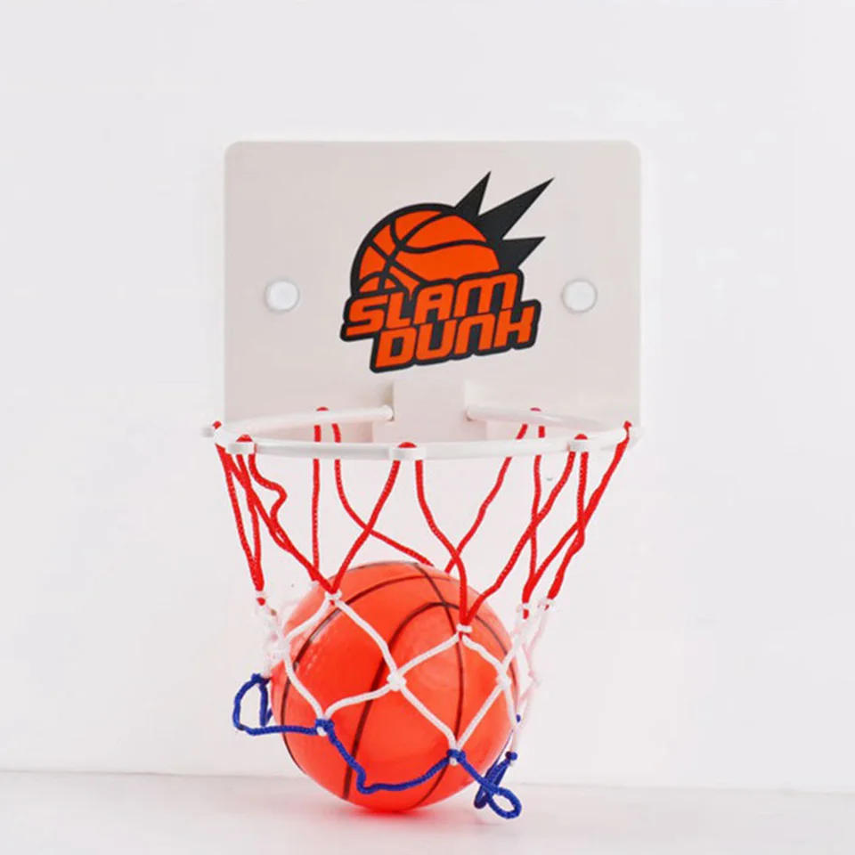 Mini basketbalový obruč Iry basketbalový košík Kids Smoot Ball Basketbal 1 Ball 1 nafukovacia pumpa Funny Game Toy Basketball Boy