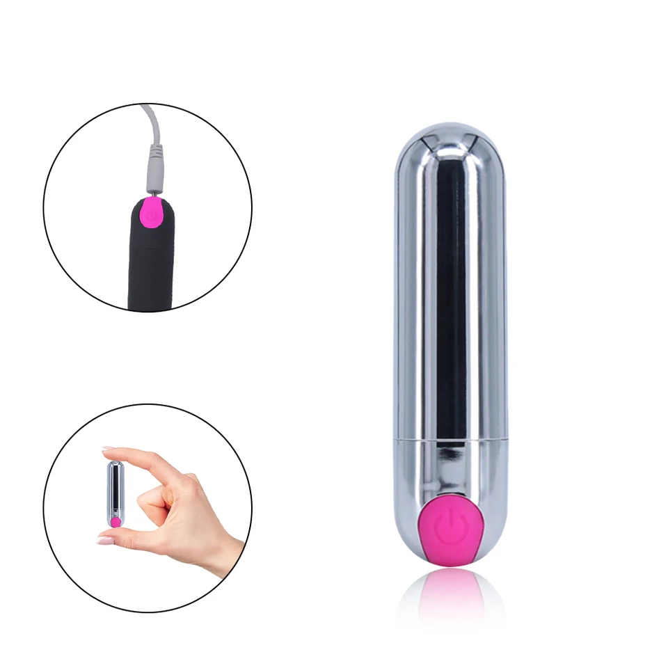 Mini Bullet Vibrator G Spot Clitoris Stimulator Sex Hračky pre ženu USB Nabíjateľná ženská vagina masturbátor pre dospelých Pár tovaru