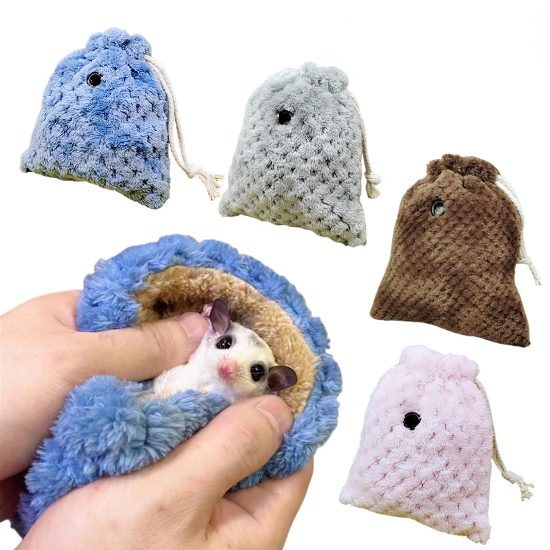 Mini cukrové klzáky Spiace vrecko na škrečok veveričky Marmosets potkany Nosič škrečok Čeknička výletné tašky Domáce zvieratá