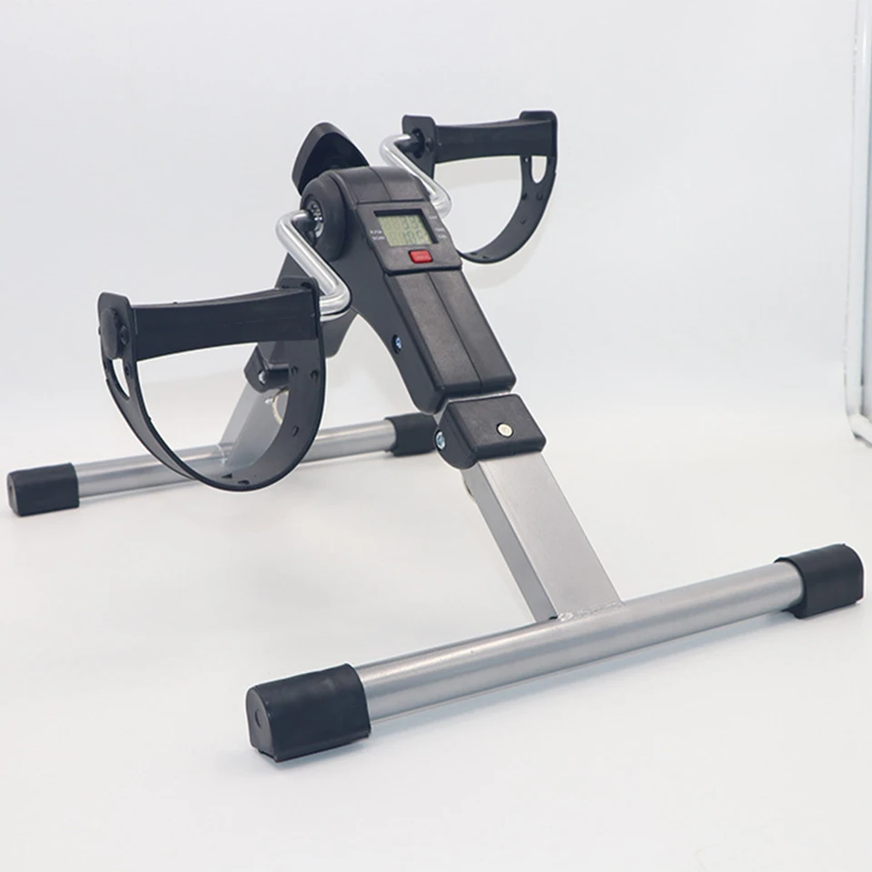 MINI Cvičenie bicykel s LCD Displej staršie rehabilitačné bicykle Nastaviteľný odpor Multifunkčné domáce fitness vybavenie