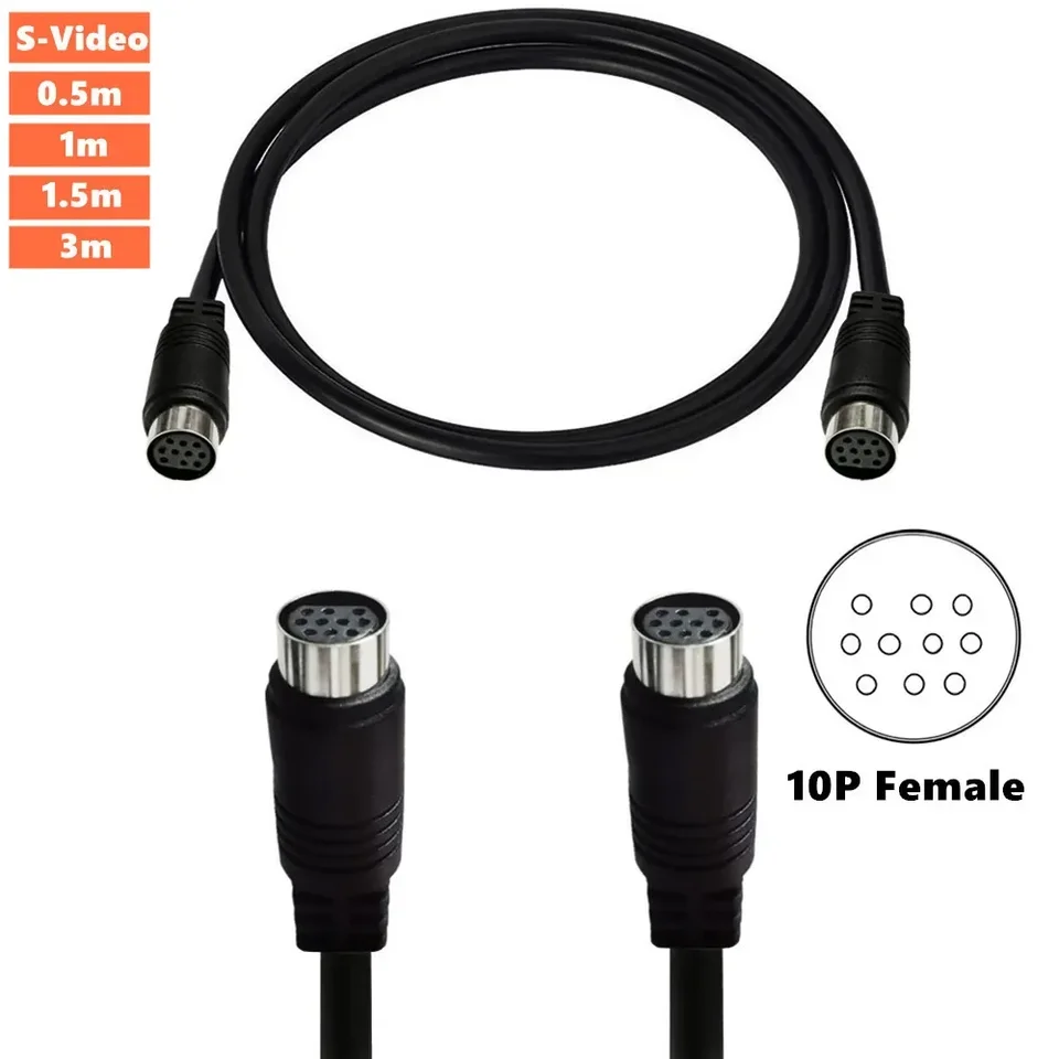 MINI DIN 10 PIN MESE AUMIO AUDIO KABEL PRE TV MONITOR MONITOR MONITOR AUDIO A VIDEO MINI 10PIN
