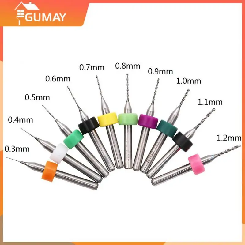 Mini DRILL Bit Bit Bit 0,1 mm-3,0 mm zliatiny volfrámový oceľový karbid vŕtacie bity pre dosku tlačových obvodov CNC vŕtacie bity stroj