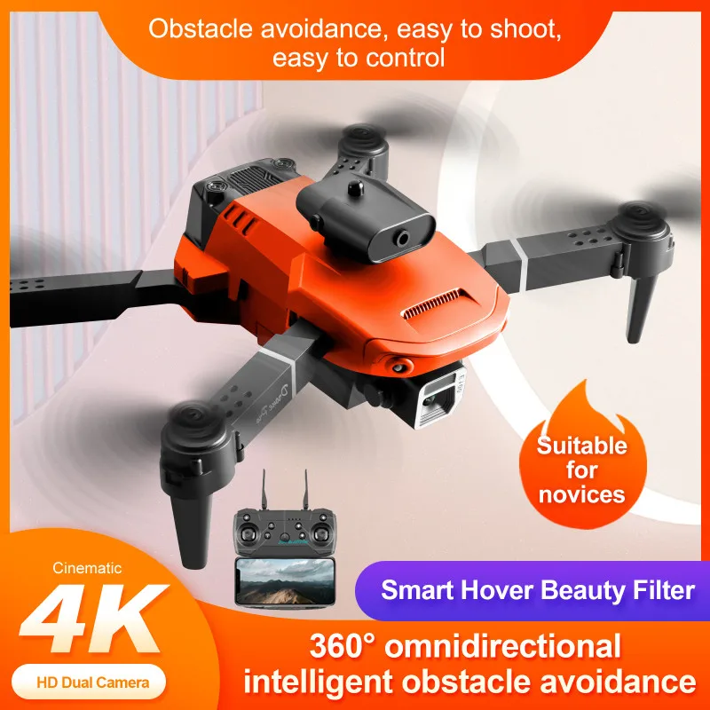 Mini Drone 4K Profesionálny HD Duálny fotoaparát WiFi FPV Quadcopter 360 ° Smart prekážky vyhýbanie sa skladateľný