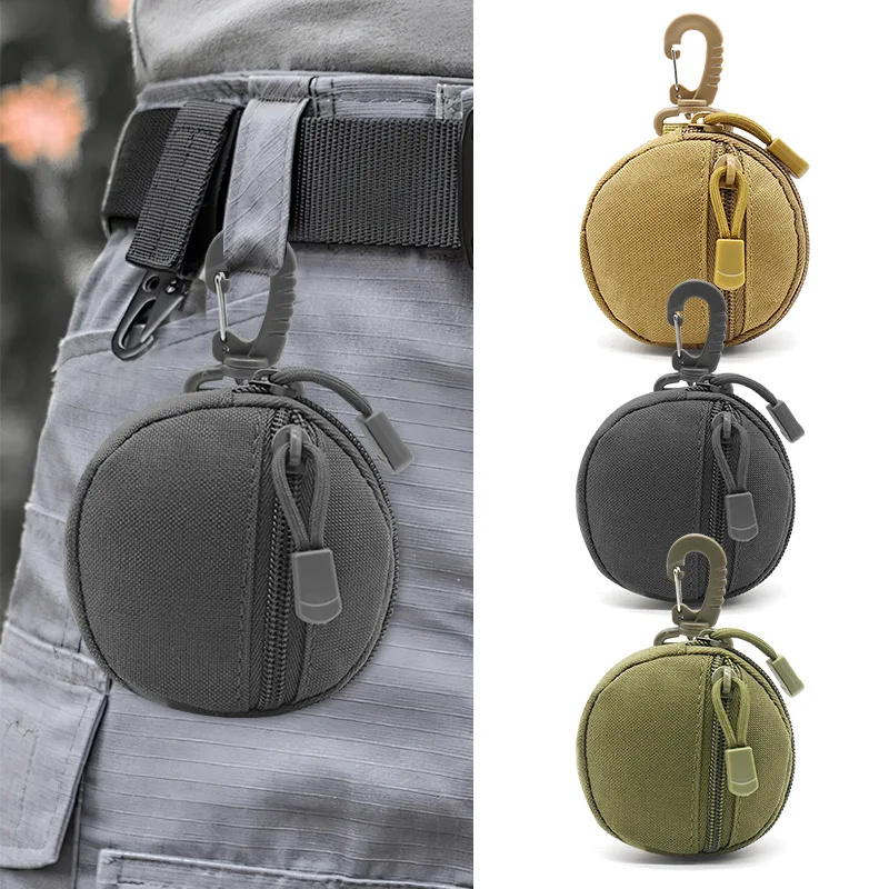 Mini EDC Tool Houch Keychain držiak na zips držiak slúchadla slúchadlá Key peňaženky peňaženky PASES Utility Vonkajšie turistické lovecké príslušenstvo v taške na pás