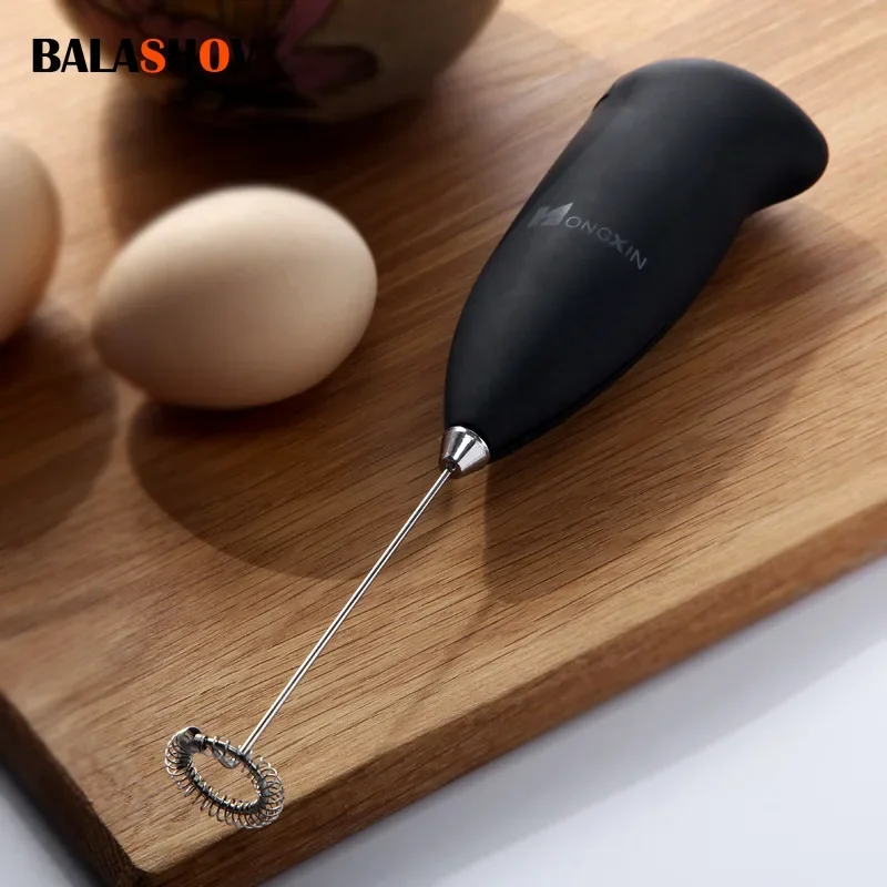 Mini Electric Milk Frother Recandheld - Kávový výrobca a vaječné šľahačky pre cappuccino - prenosný mixér Whisk Tools