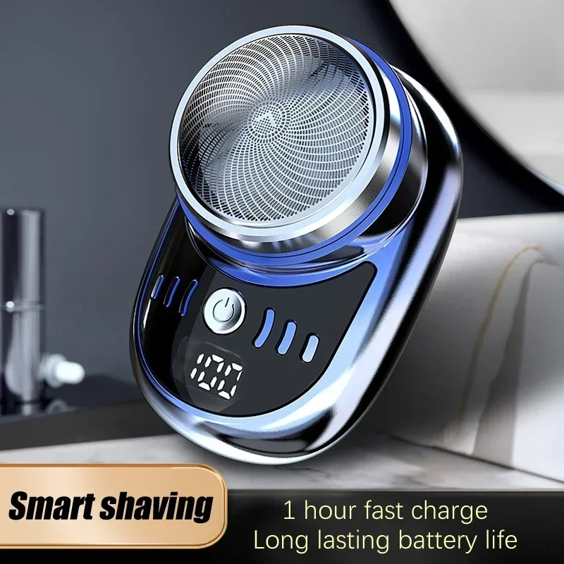 Mini Electric Travel holiaci strojčeka pre mužov prenosné cestovné auto domov Razor Nabíjateľná bezdrôtová holenie brady bradavky brady