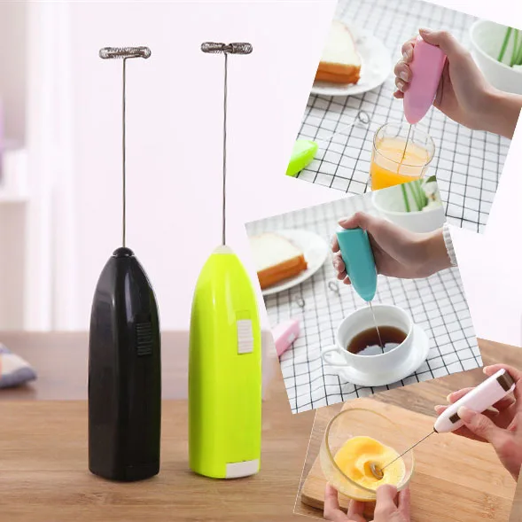 Mini-elektrické vaječné šľahač mlieko Káva Frother smota