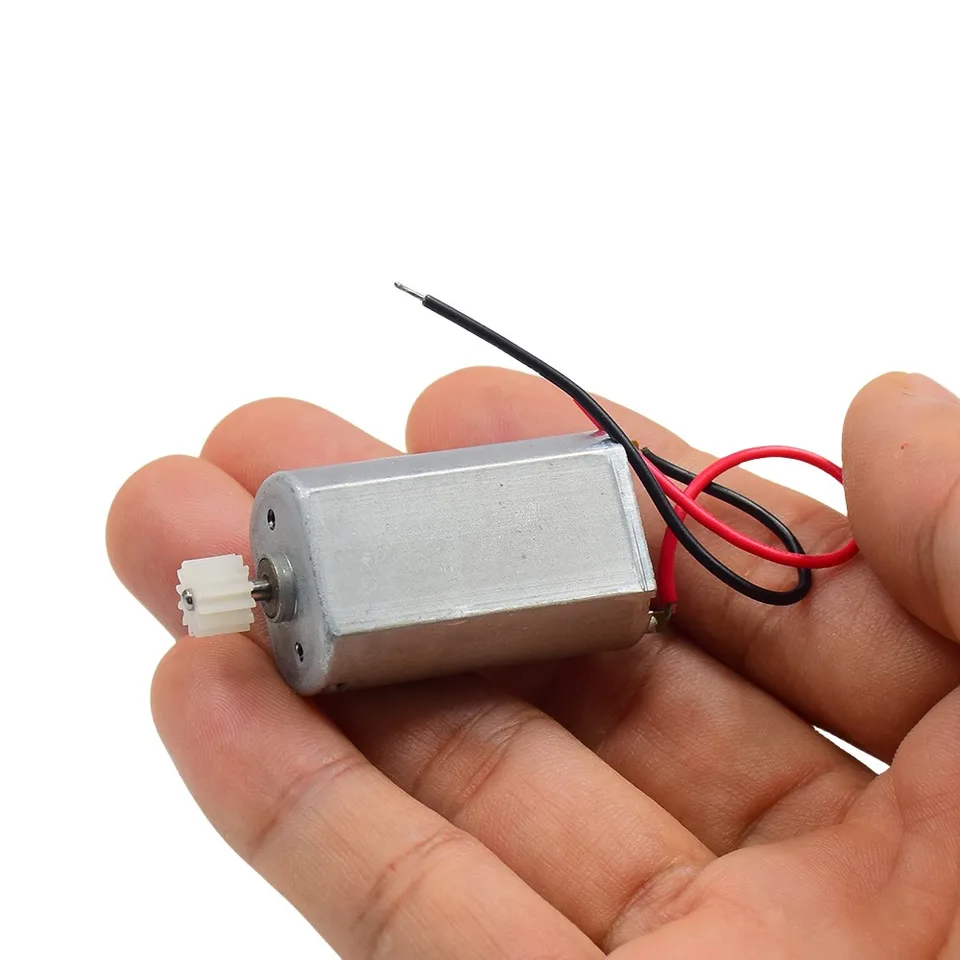 Mini FK-180SH-2850 DC Motor DC3V-6V 3,7V 5V vysokorýchlostný mikro 15 mm*20 mm elektrický motor 12 zubov Plastové prevodové zariadenie pre hračkár