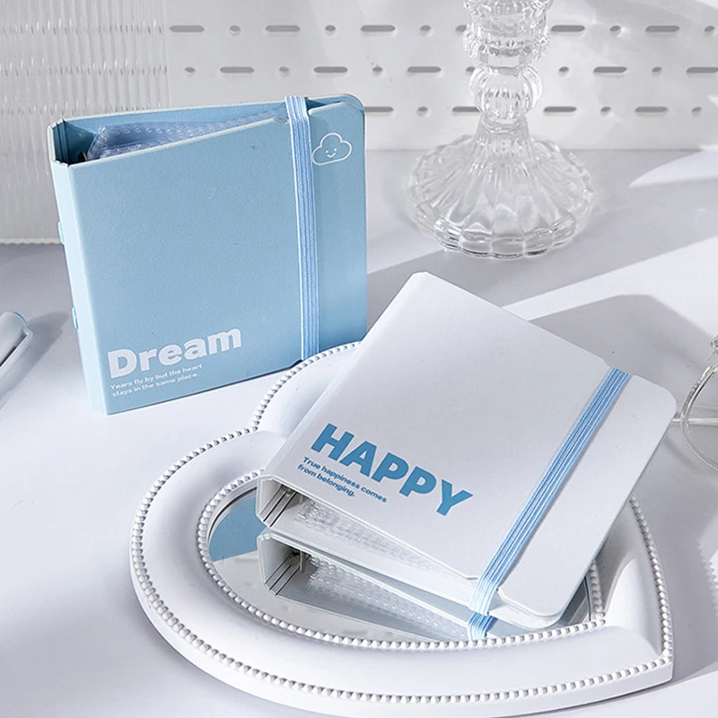 Mini fotoalbum 20ks vreckety KPOP Photo Photocard držiteľ KPOP Idol Photo albumy Card Zhromažďovanie knihy Binder Book väzba stroja