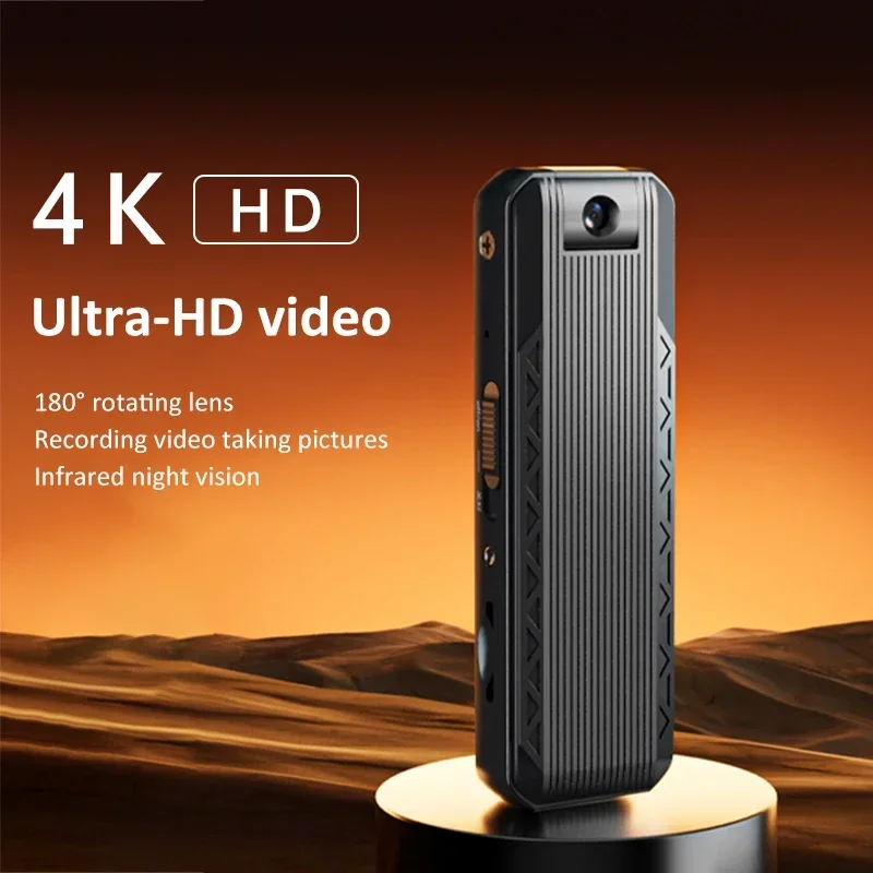 Mini fotoaparát 1080p HD 4K Night Vision Prenosný K3 kamkordér diaľkové monitorovanie tela Cam Security Dohľad