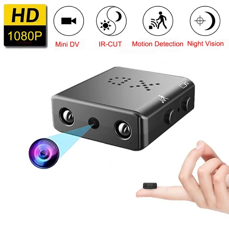 Mini fotoaparát plná HD 1080p Dozorná bezpečnosť Domáca zabezpečenie kamkordér nočné videnie Micro Cam detekcia Motion Video Hlasový rekordér Zoznámte sa