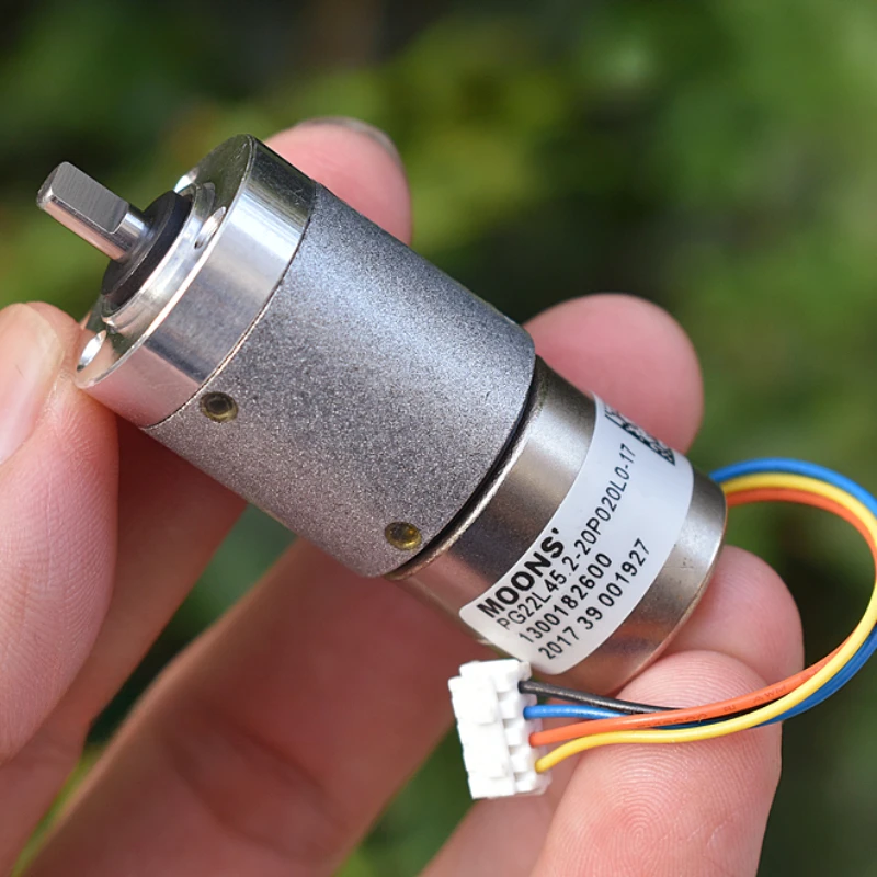 MINI Full Metal Planetary Gearbox Gear STEPPER MOTOR 2-fázový 4-vodičový 22 mm presný reduktor Krokový motor Krokový uhol 0,4 stupňa