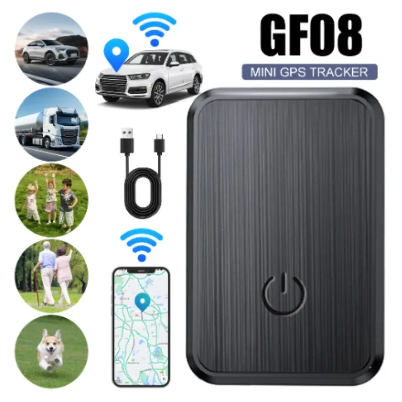 MINI GF-08 Magnetic GPS Tracker Tracker Tracking v reálnom čase Anti krádež SIM Card Locator GPS Tracker Anti-Lost Locator