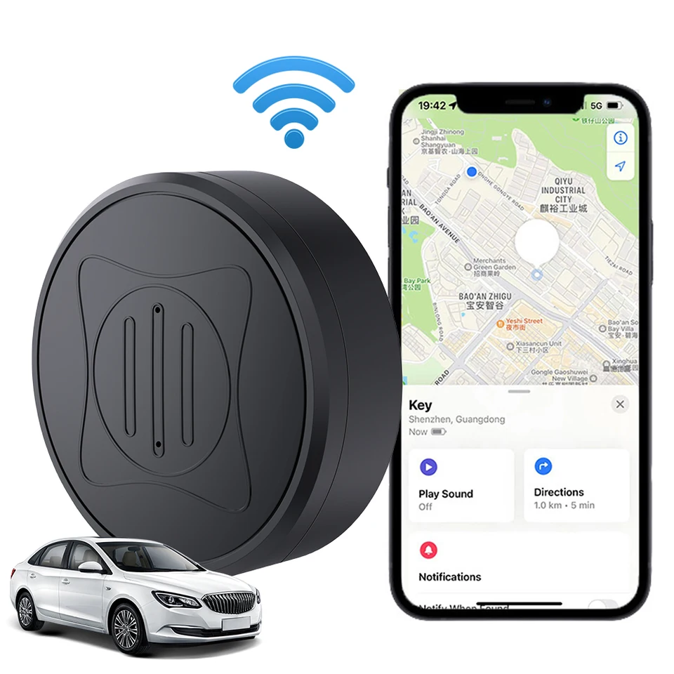 MINI GPS Tracker Magnetické anti-lost zariadenie Mini sledovacie zariadenie Pet vozidlo Lost Tracker Pet Kids Bag Peňaženka sledovanie peňaženky