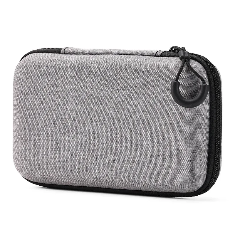 Mini Gray Digital Product Storage Bag Prenosné slúchadlá USB Dátové kábel