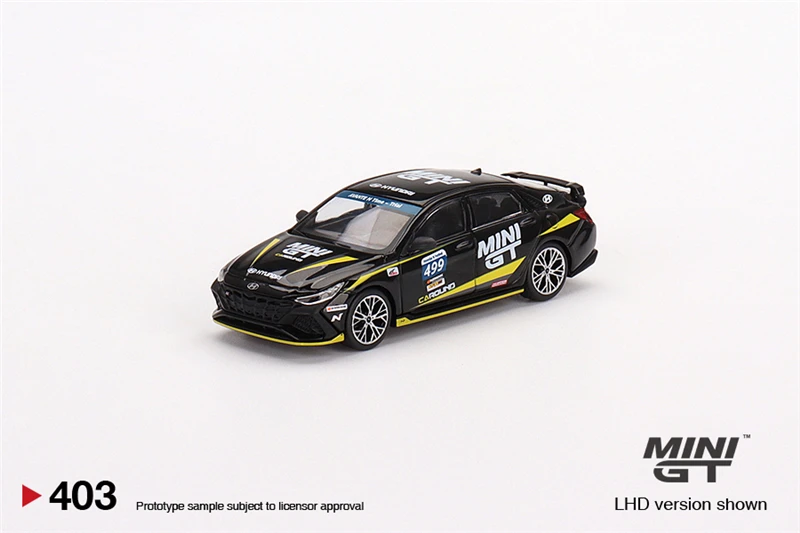 Mini GT 1:64 Hyundai Elantra N #499 Caround Racing Hyundai N-Festival LHD