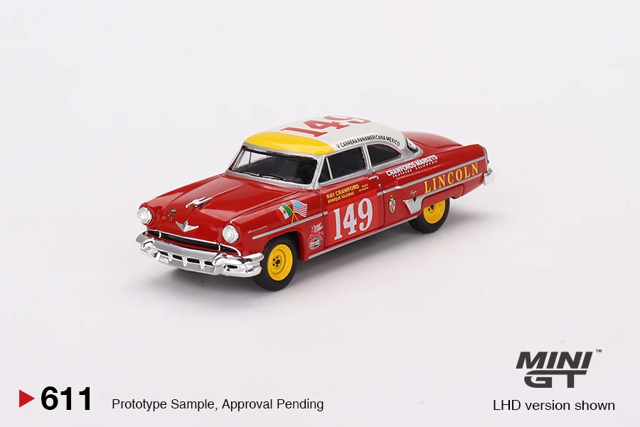 MINI GT 64 CAPRI 1954 Víťaz triedy Carrera Panamericana #149 MGT00611-C ACON DIECAST MODEL