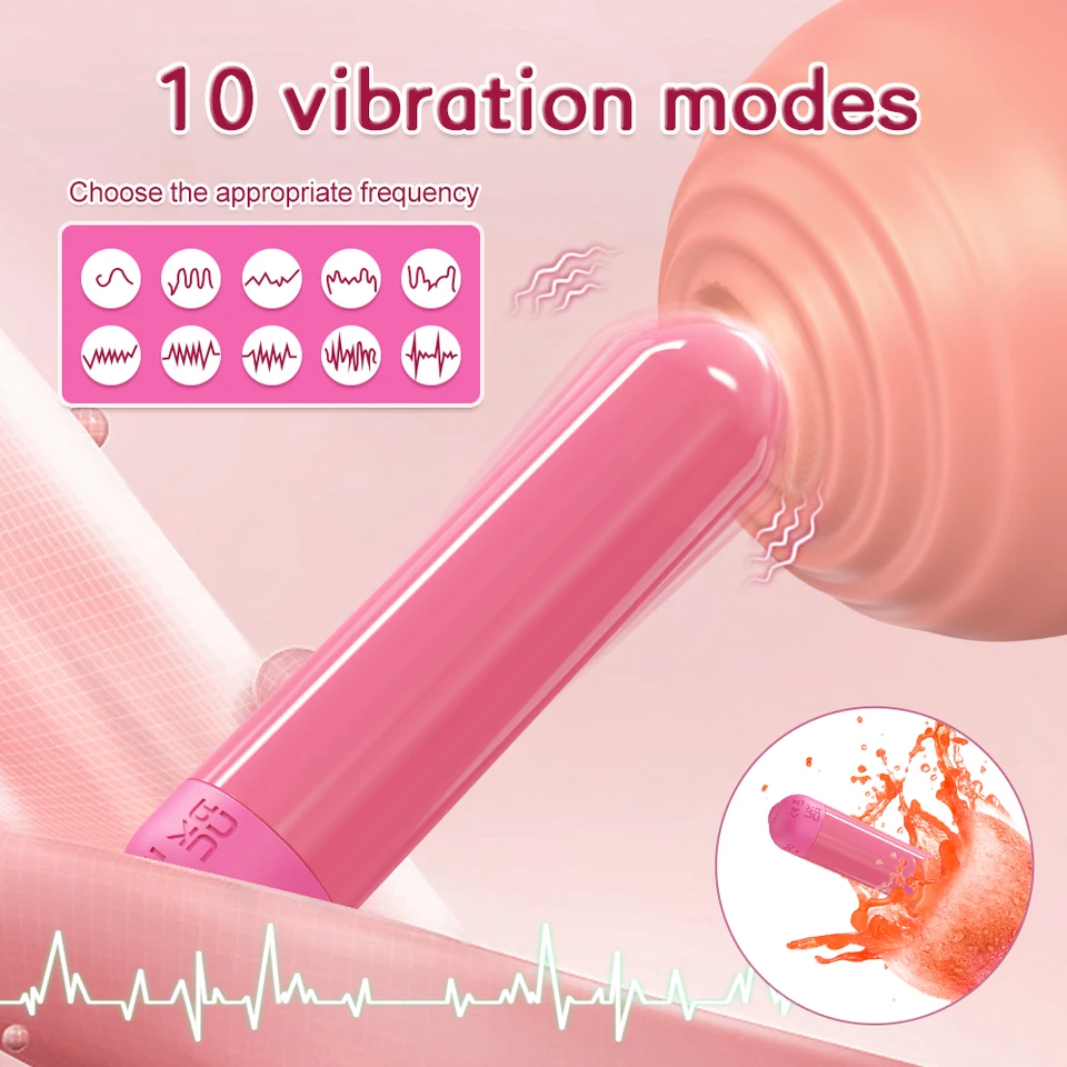 Mini guľky vibrátor Ženy Výkonný 10 -rýchlostný klitorisový stimulátor vaginálny g Spot masturbácia mini vibrátory dospelé sexuálne hračky 18+