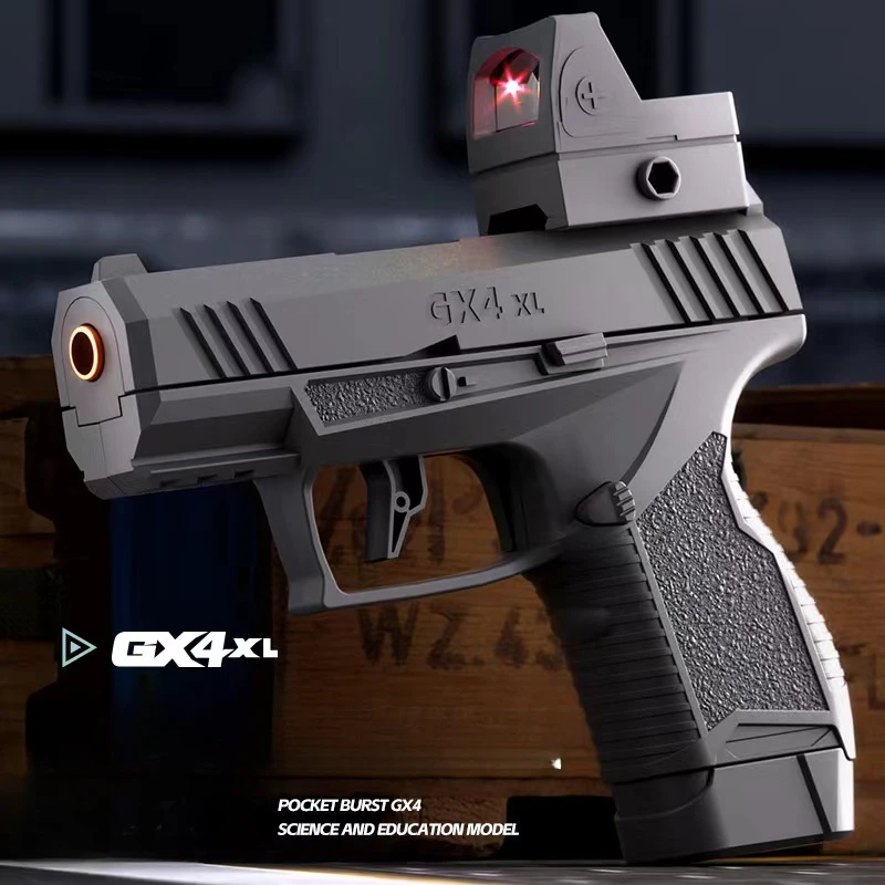 MINI GX4 PPQ Soft Gulet Toy Gun Prázdne zavesenie nepretržitého streľby hádzania pištoľ Pištoľ Airsoft Black Gun Model pre chlapcov