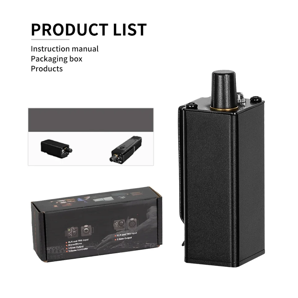 MINI HIFI zosilňovač pre slúchadlá XLR až 3,5 mm zvukové rozhranie zosilňovača prevodník prenosného zosilňovača prenosného zosilňovača prenosu slúchadiel