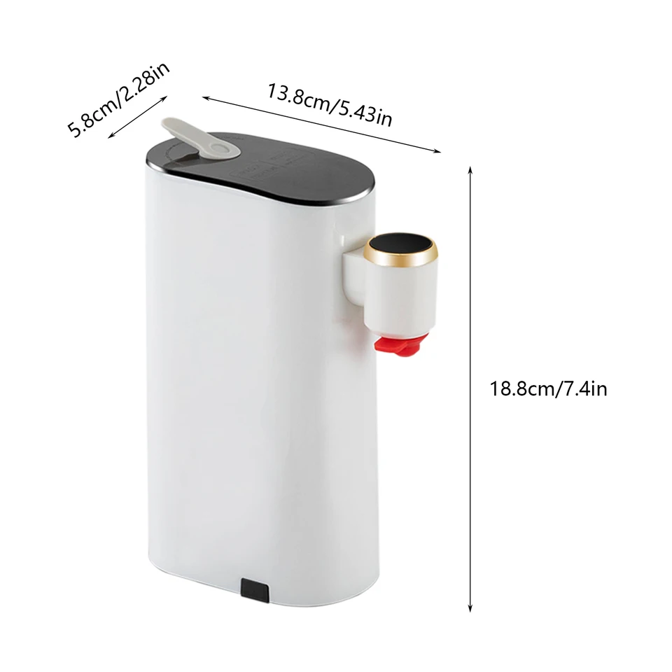 Mini instant horúca voda DispenSer Mini Cestovné elektrické kanvica prenosná voda Teplej 5 Ovládanie teploty pre kuchynskú kanceláriu