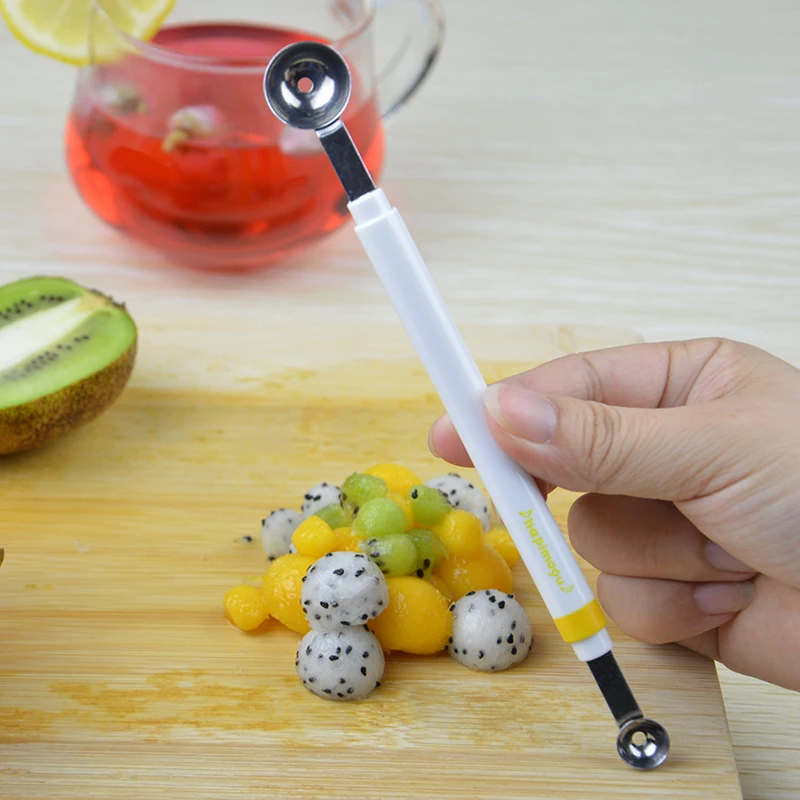 Mini jablková guľová digger melón lyžica zmrzliny vykopávka z nehrdzavejúce