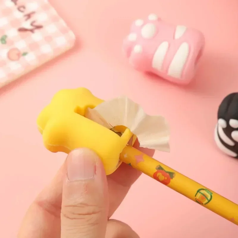 Mini karikatúra ceruzka Barfenery pre študentov Sweet Cat Paw Stationaly Barfenery Malé prenosné zaostrenia Kawaii Školské potreby