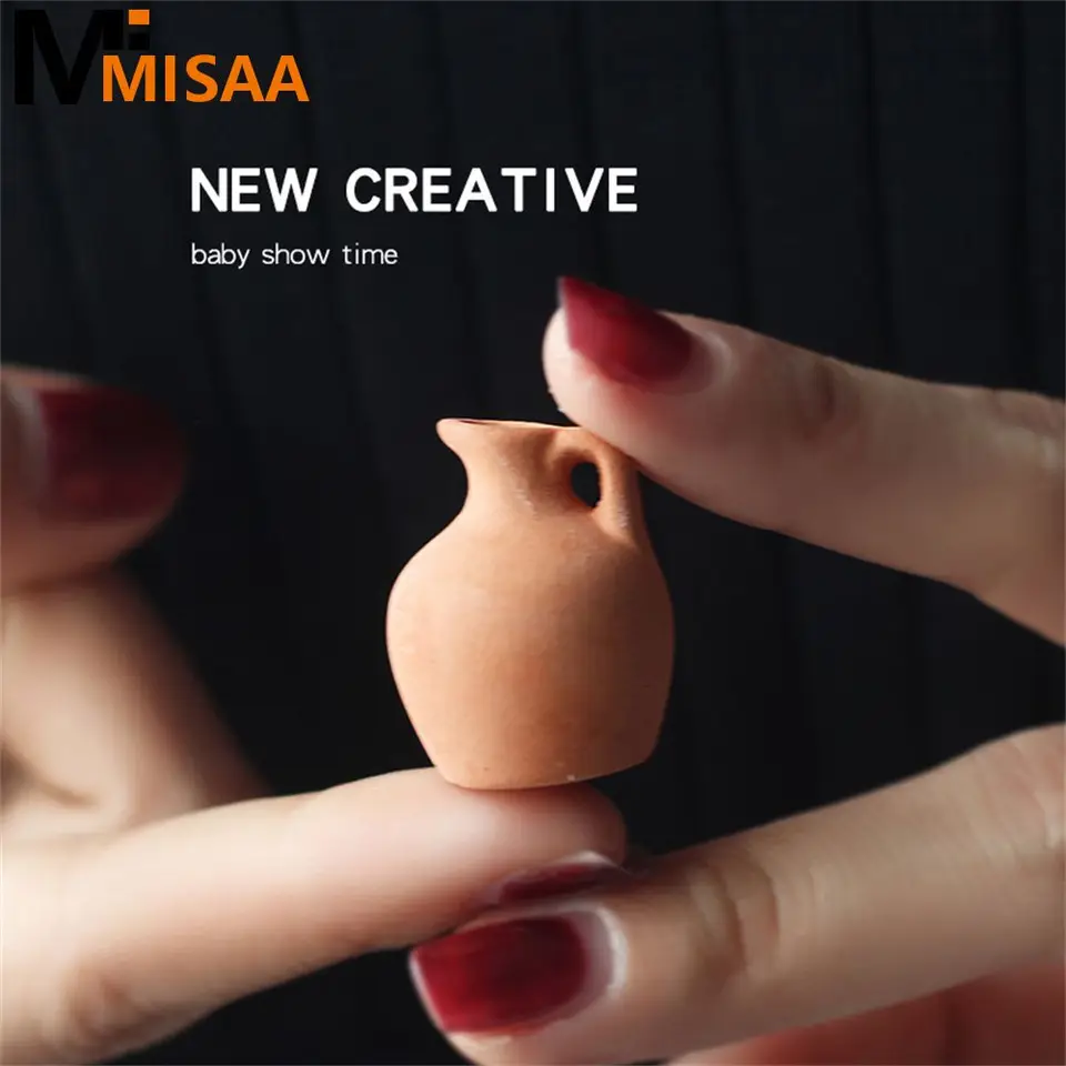Mini keramická váza zbierka artefaktov simulačná váza Ozdoby klasické pre darčeky Domáce dekorácie Miniatúrna hračka
