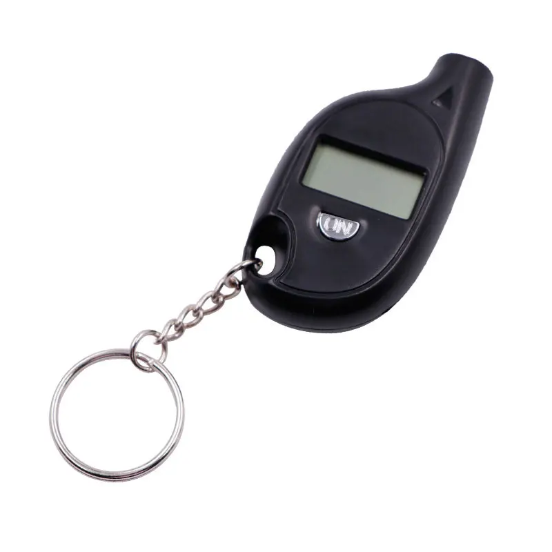 Mini Keychain LCD digitálne autá pneumatiky Automatické motocykle TEST Automatického motocle