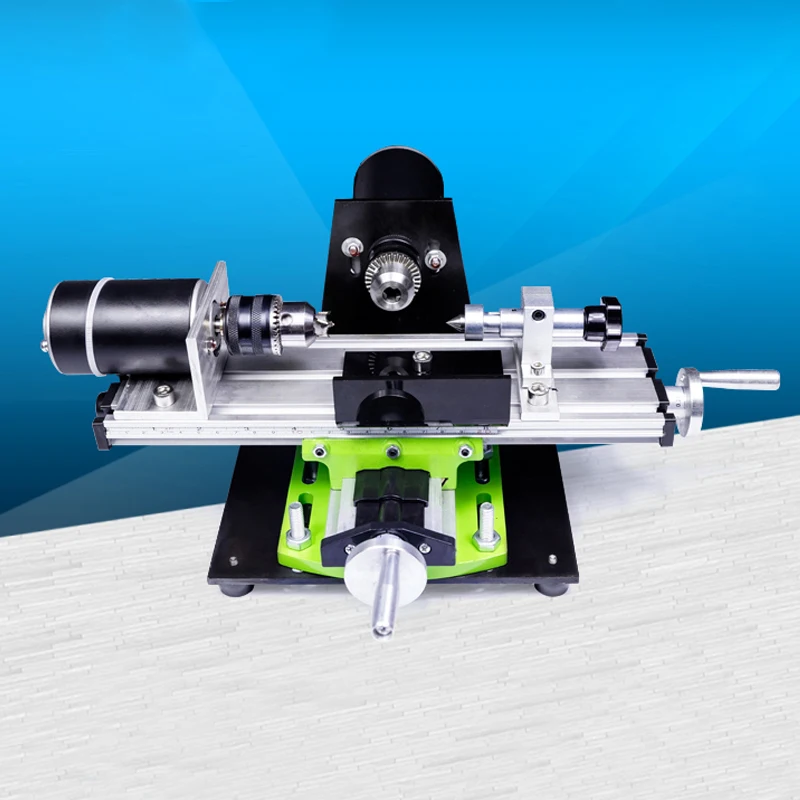 Mini korálky stroj 220V Malé korálky Lathe Drevené spracovanie nástroja Domácne vŕtací stroj na výrobu korálikov