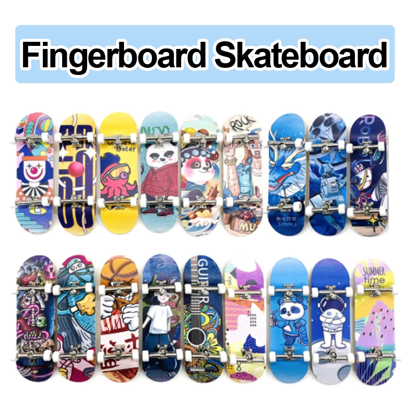 Mini korčule dosky prst elegantné prstové skateboardy pre deti Mini hmatník Skateboard Starter Kit Finger Sports Party laskavosti H02