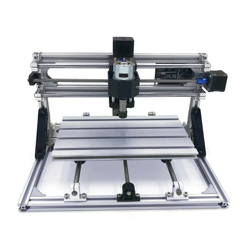 Mini laser CNC drevársky výrobok DIY gravírovanie plne kovový ráme