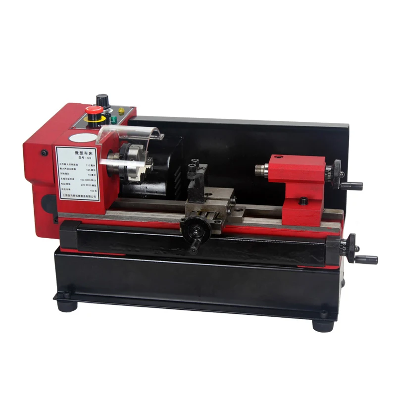 Mini Lathe Miniatúrne domáce okrúhle guľôčky Ovrobenie náramku s vysokým presnosťou na spracovanie kovov na drevo