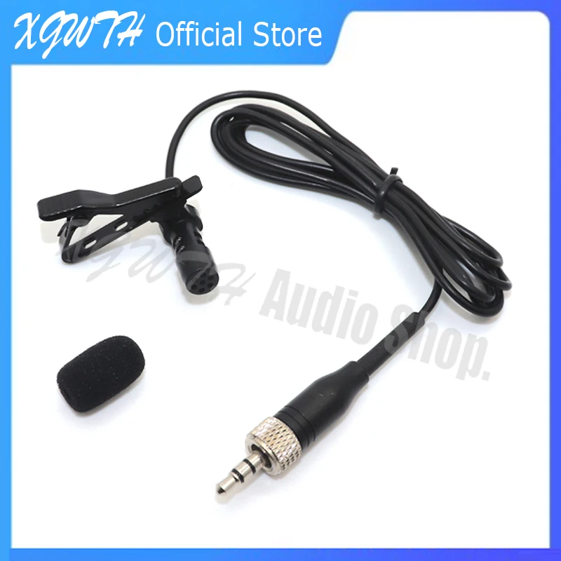 MINI LAVALIER KAPELA STEREO KARIOID KARIOID Mikrofónový klip MIC pre Sennheiser G1 G2 G3 G4 Wireless Consmitter 3,5 mm zámok