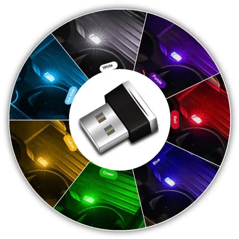 Mini LED auto svetlo USB Atmosféra svetla pre Changan CS15 CS35 CS75 CX70