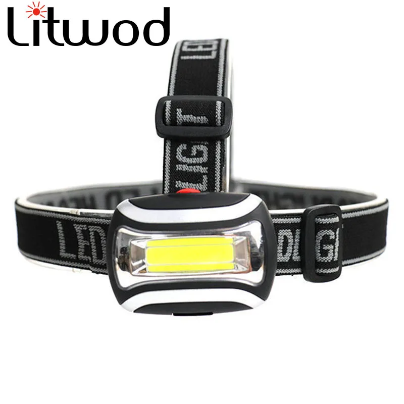 Mini LED COB COB svetlomet Outdoor Lighting Litwod 3* AAA batéria (nezahŕňa) lampa baterky hlavy na kemping, chôdza