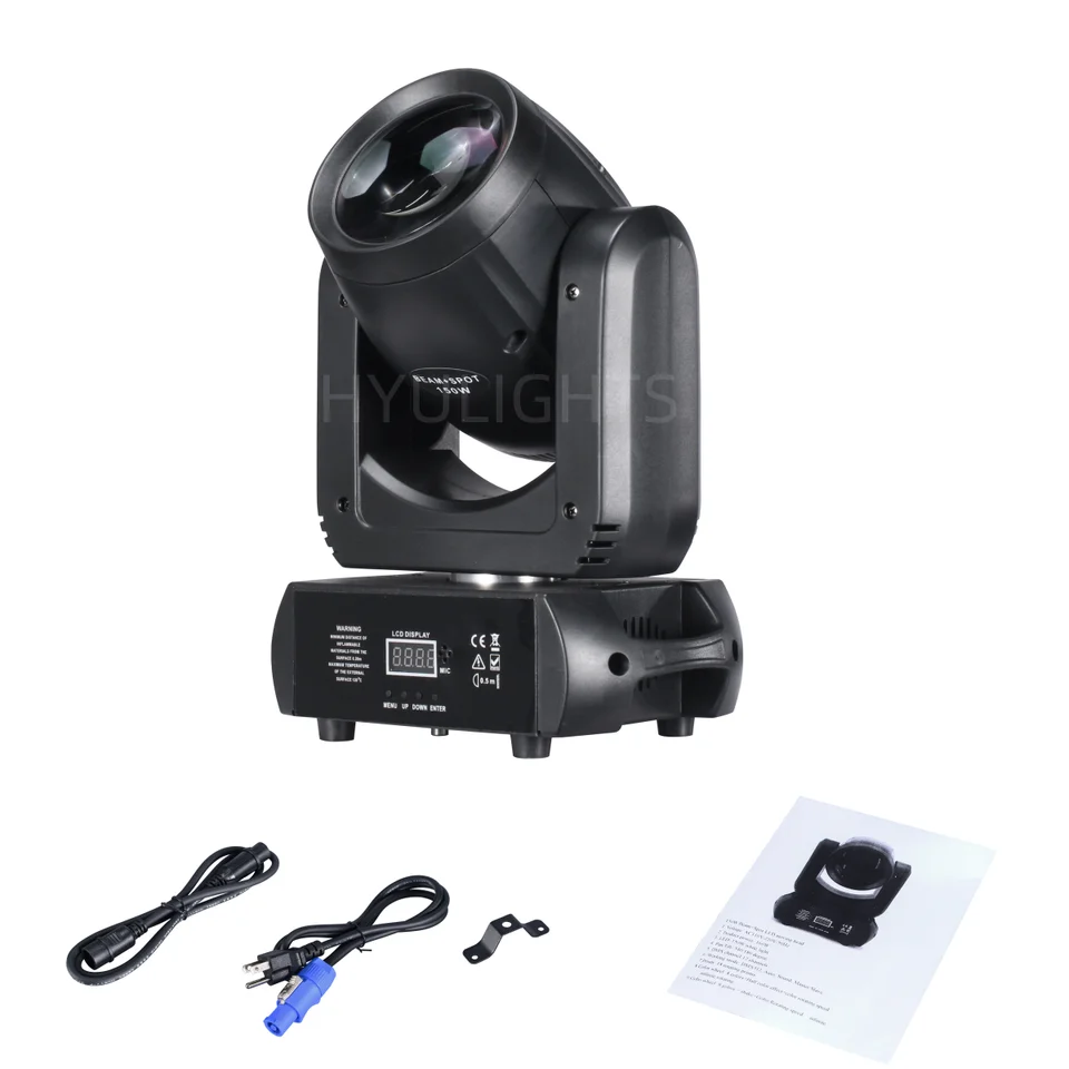MINI LED pohybujúca sa hlava 150 W lúčov+ škvrna+ 18 Rotačné hranoly DMX Stage Light Effect Disco DJ Bar DJ DJ