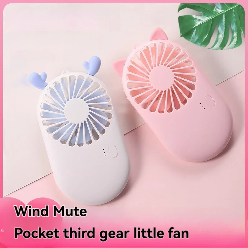 Mini malý ventilátor USB nabíjanie malého ventilátora veľkého ventilátora vrecka prenosné prenosné vrecko na malú plochu ventilátora