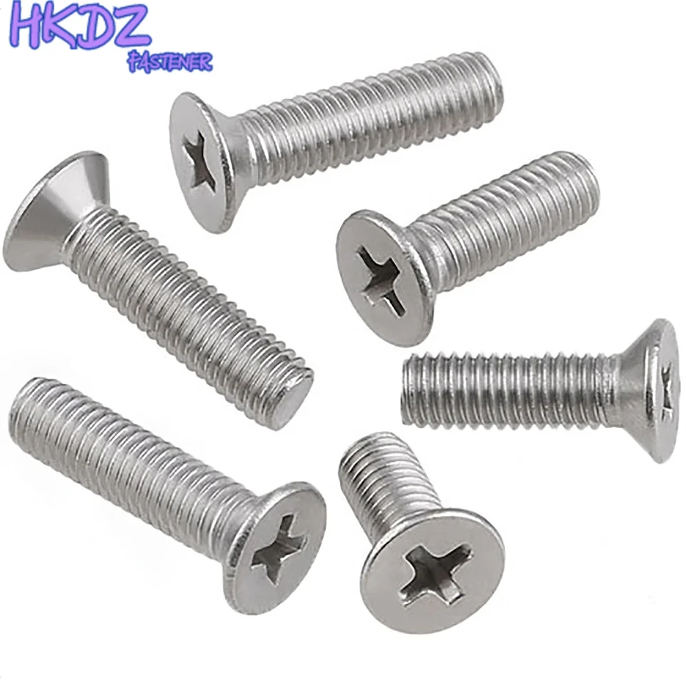 Mini Micro Small Black 201 Sus Nerezová oceľ kríž Phillips Ploché pulzunk skrutka hlavy skrutka M3 M4 M5 Tornillo Vis
