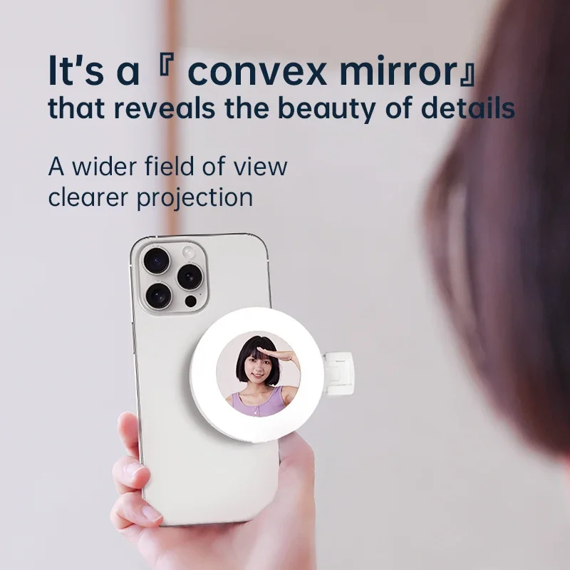 Mini mobilný telefón LED selfie výplň pre iPhone iPad zrkadlo Light Light NAHOP nabíjateľné nabíjateľné doplnky LED VIDEO