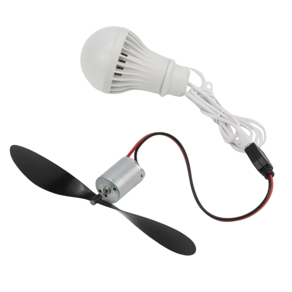Mini motorka veternej turbíny LED LED mlyn Micro Micro Turbiny veterné turbíny Model výučby nástroja USB 1M 20V 5W