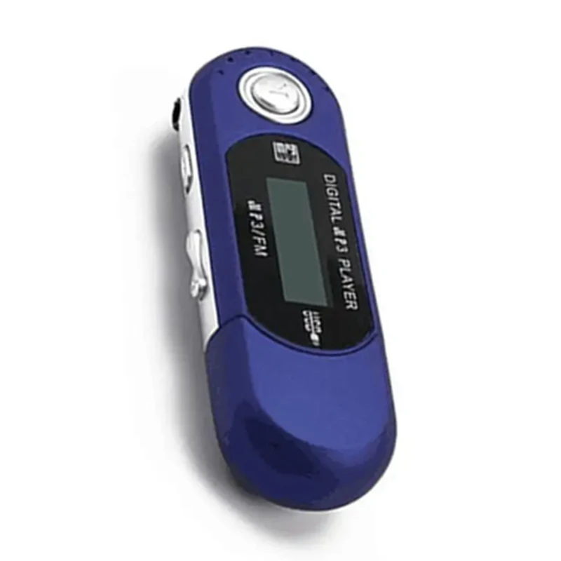 Mini MP3 prehrávač USB 2.0 Small Flash Drive Multijage LCD Hudobný prehrávač s 3,5 mm Audio Jack Automatic Sutwown