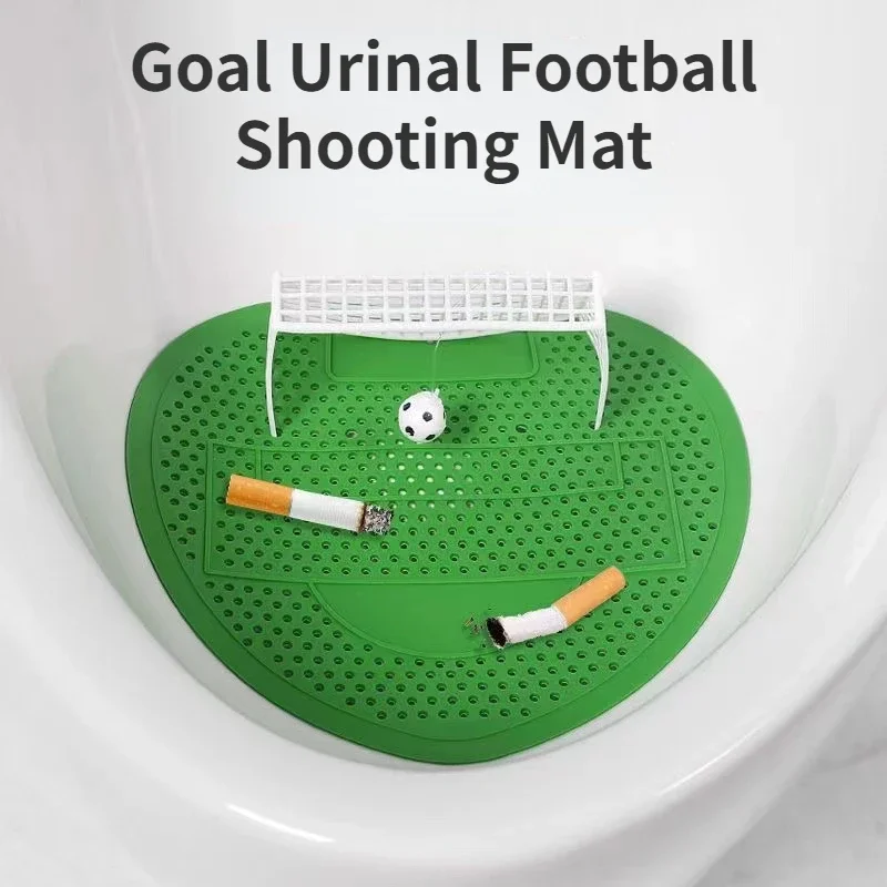 Mini muž toaleta stojace pisoár Filter plastový sieťový futbal Kreatívna kúpeľňa Pánske toaletné aromatické voňavé voňavé podložky